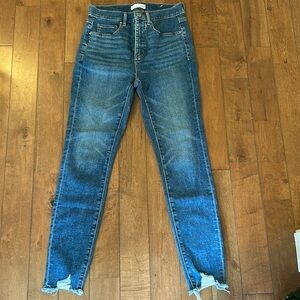 LOFT high waist skinny jeans